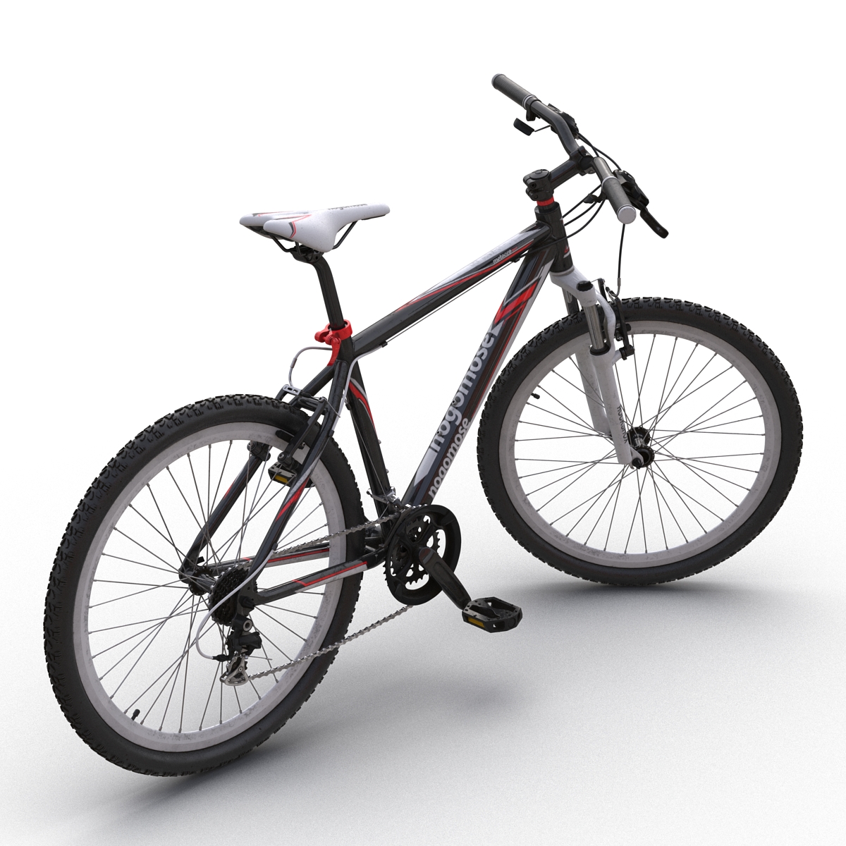 Mountain Bike Red 3D