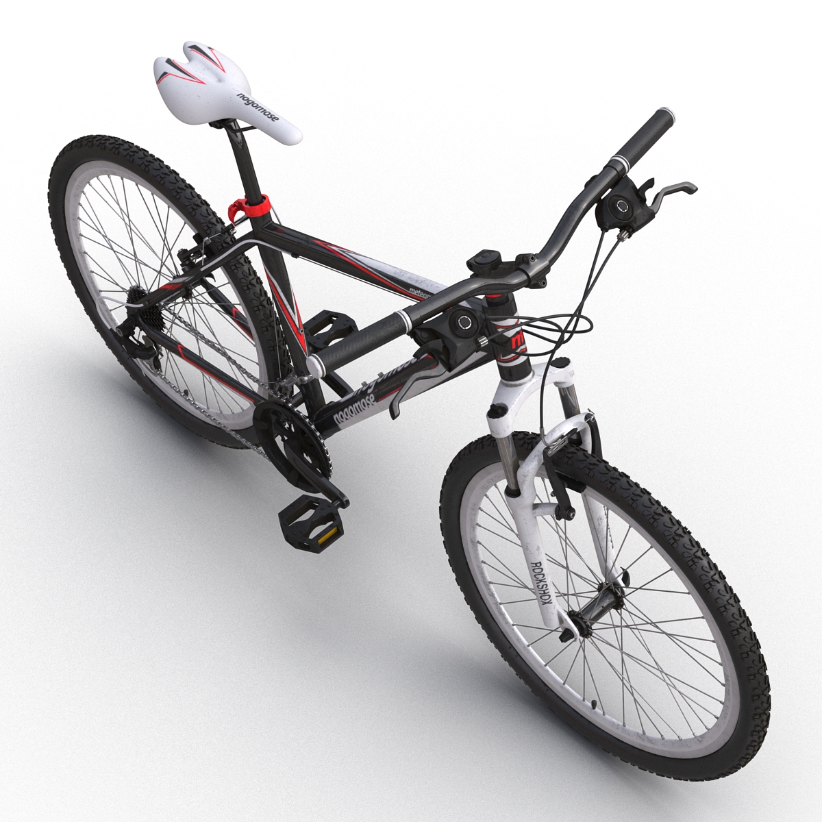 Mountain Bike Red 3D