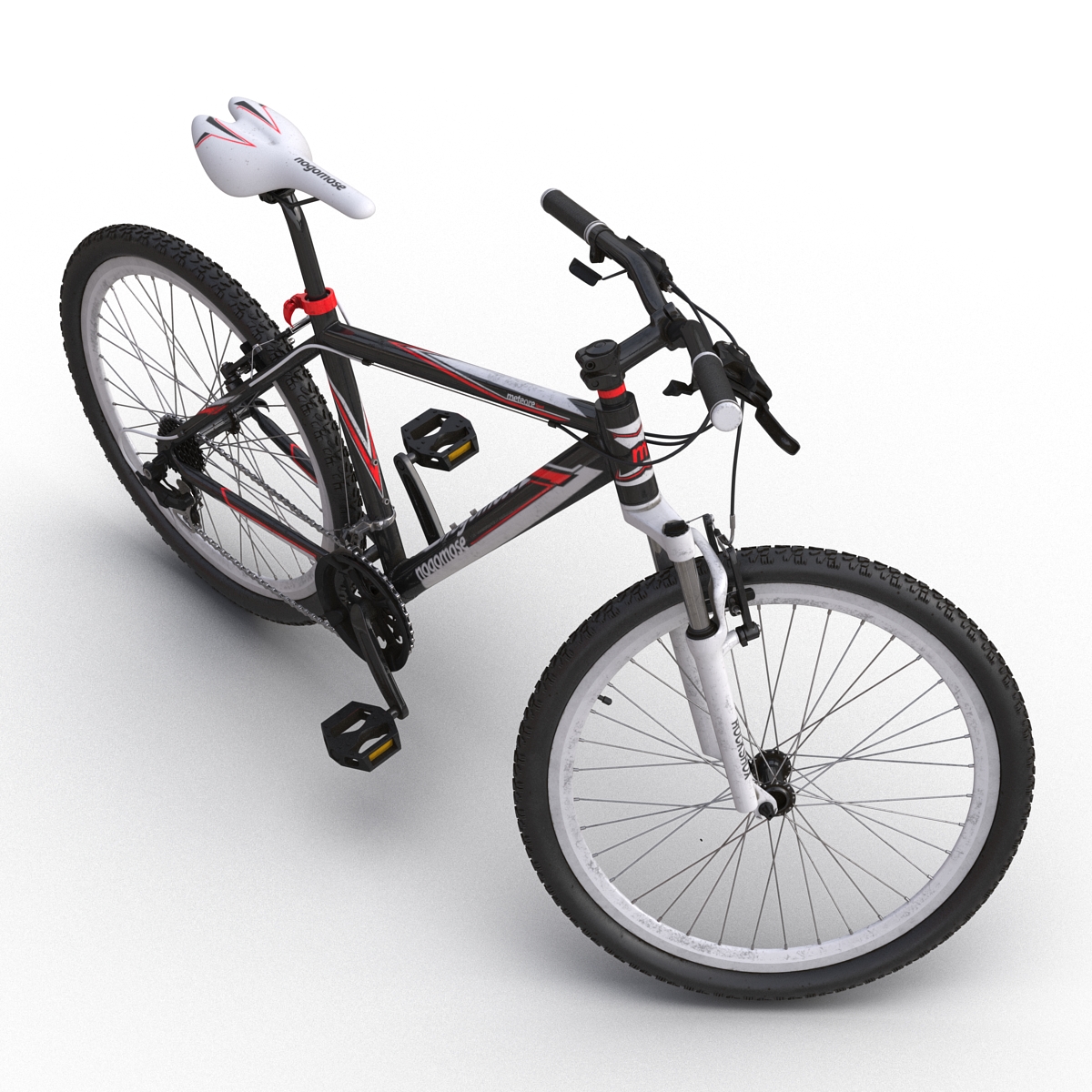 Mountain Bike Red 3D