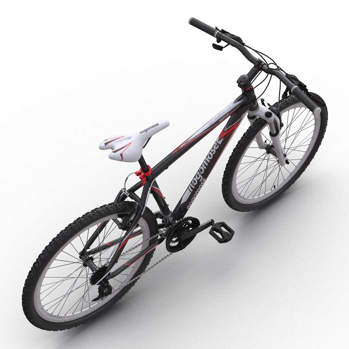 Mountain Bike Red 3D