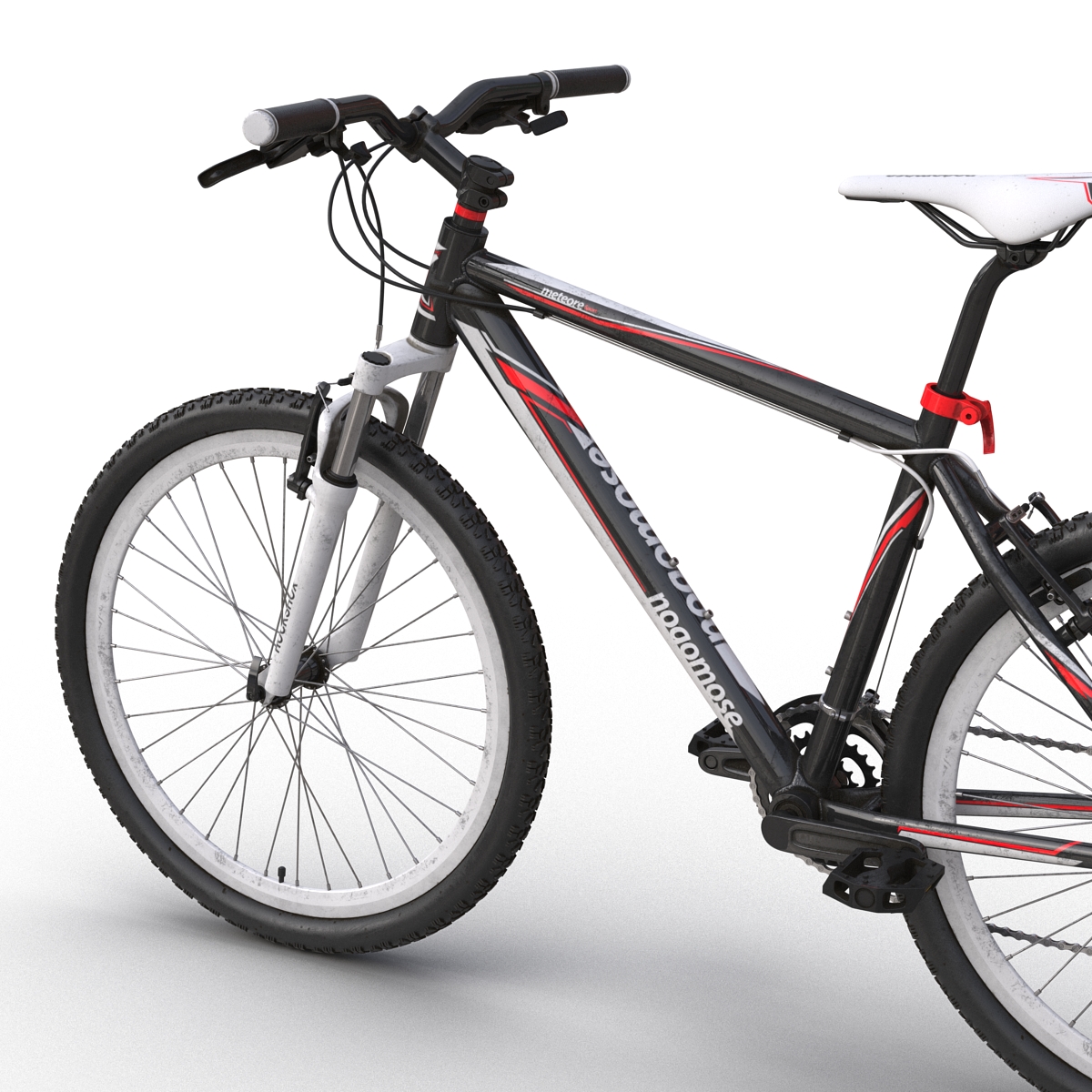 Mountain Bike Red 3D