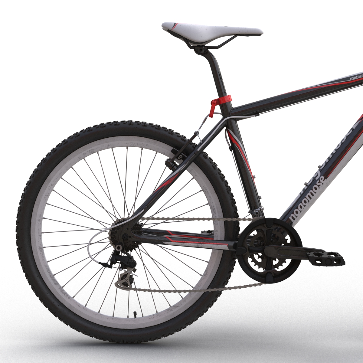 Mountain Bike Red 3D