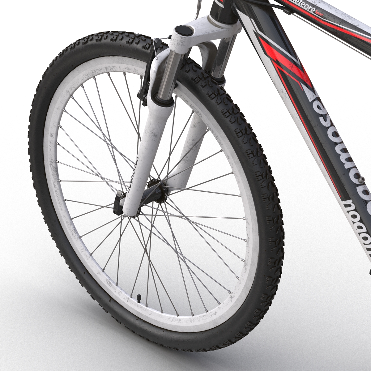 Mountain Bike Red 3D