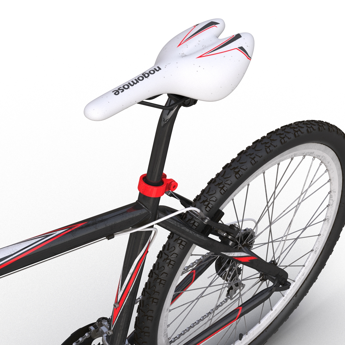 Mountain Bike Red 3D