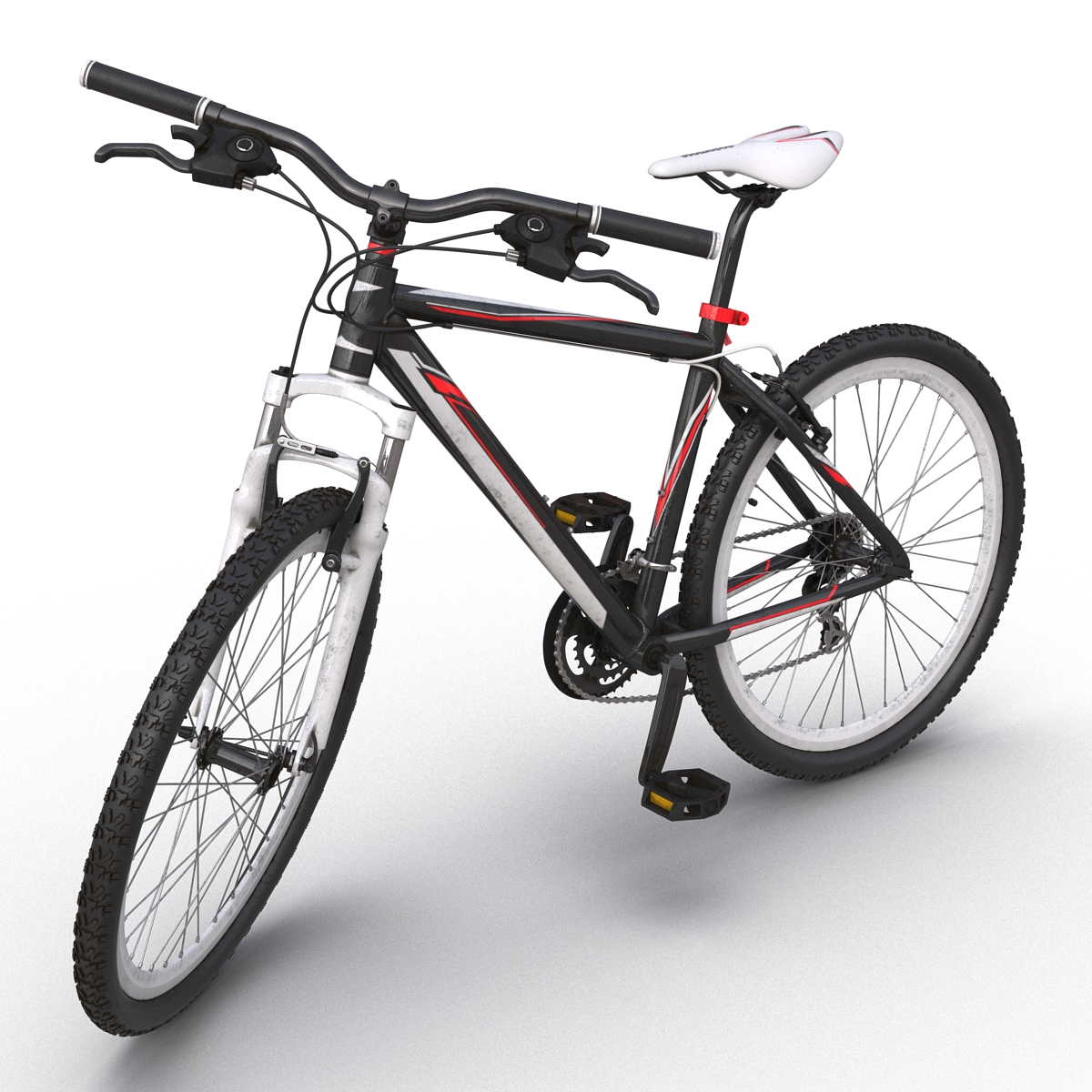 3D model Mountain Bike Generic Red