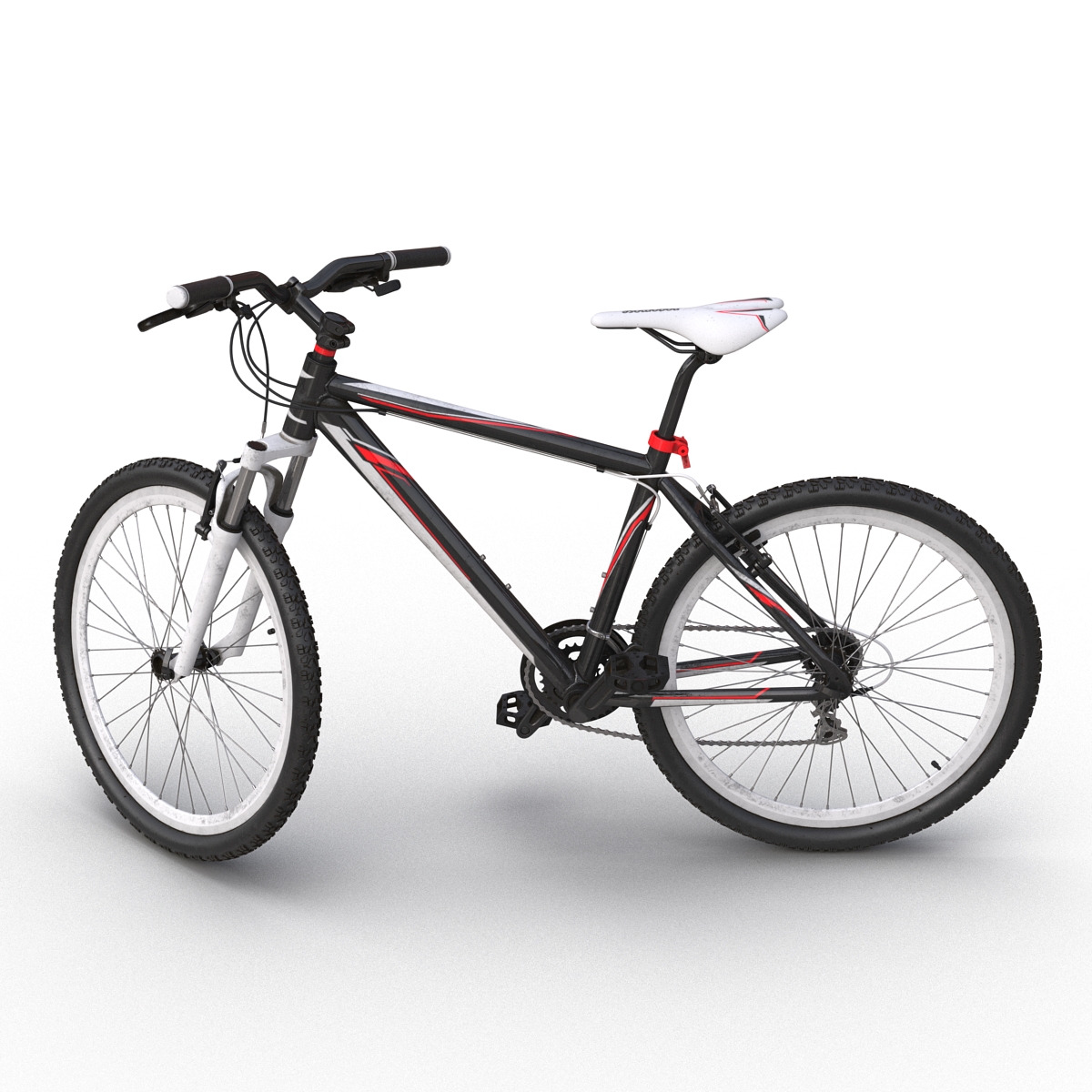 3D model Mountain Bike Generic Red