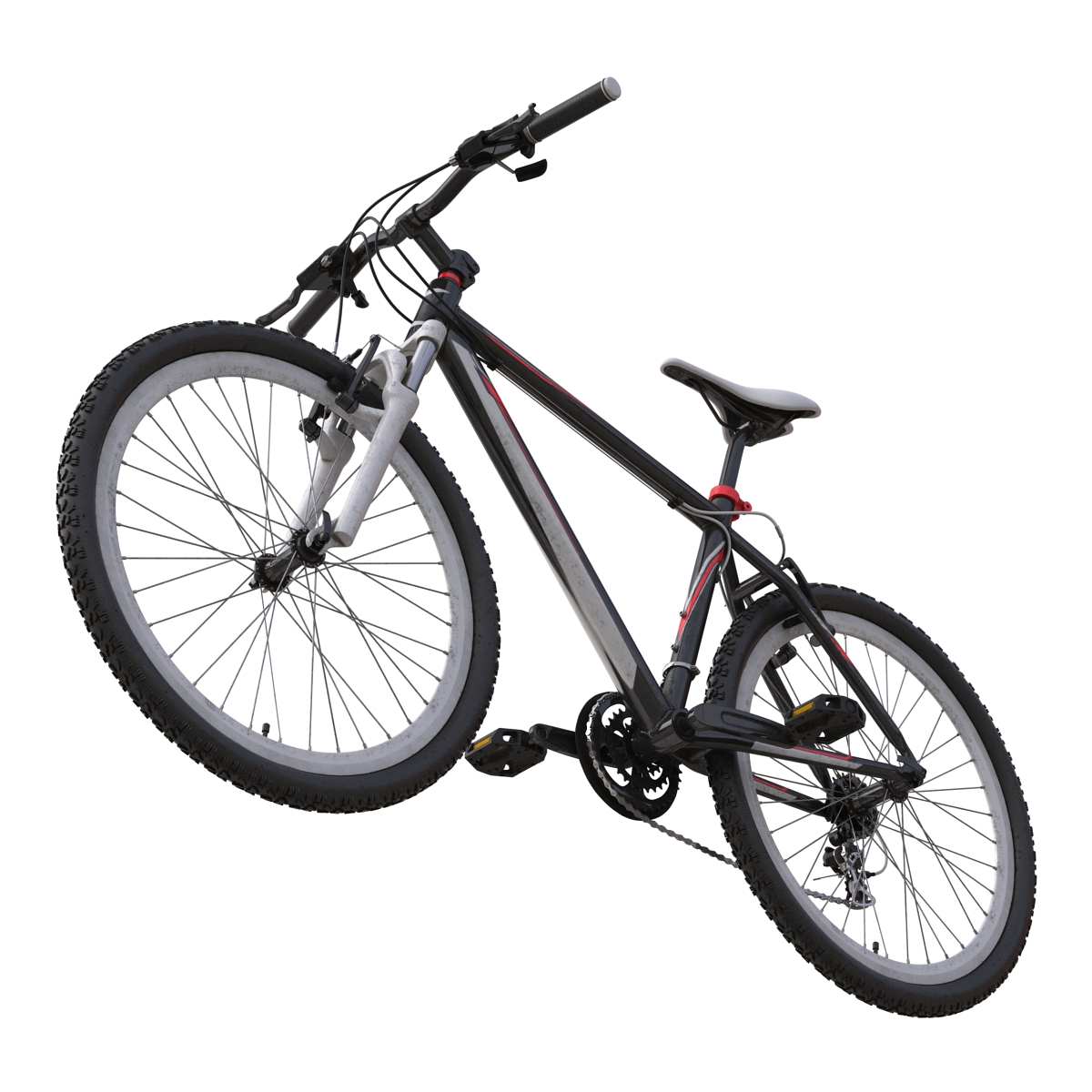 3D model Mountain Bike Generic Red