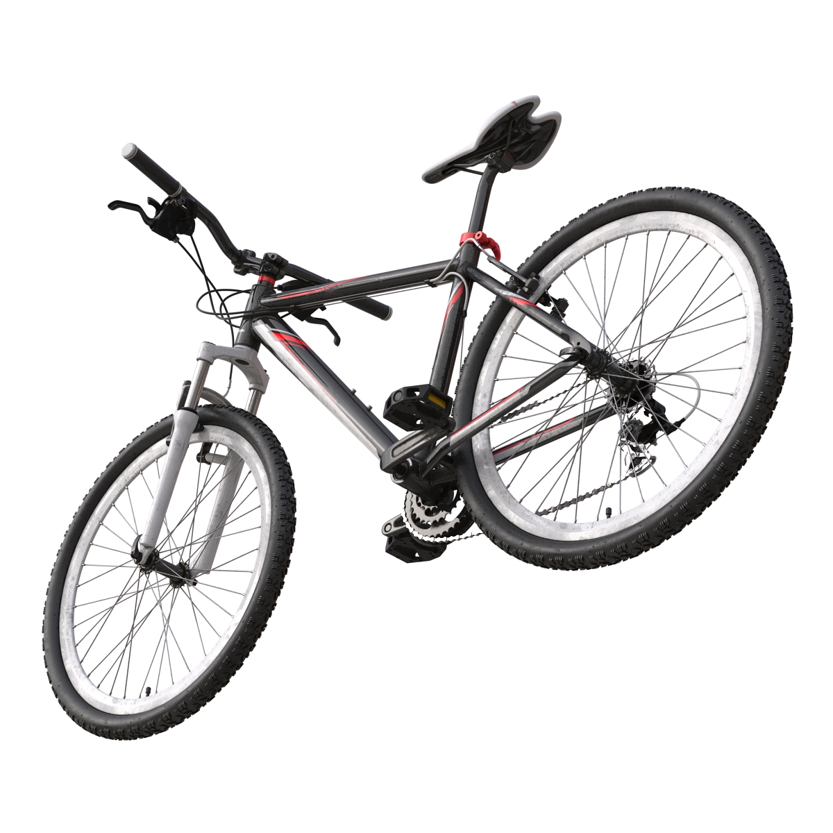 3D model Mountain Bike Generic Red