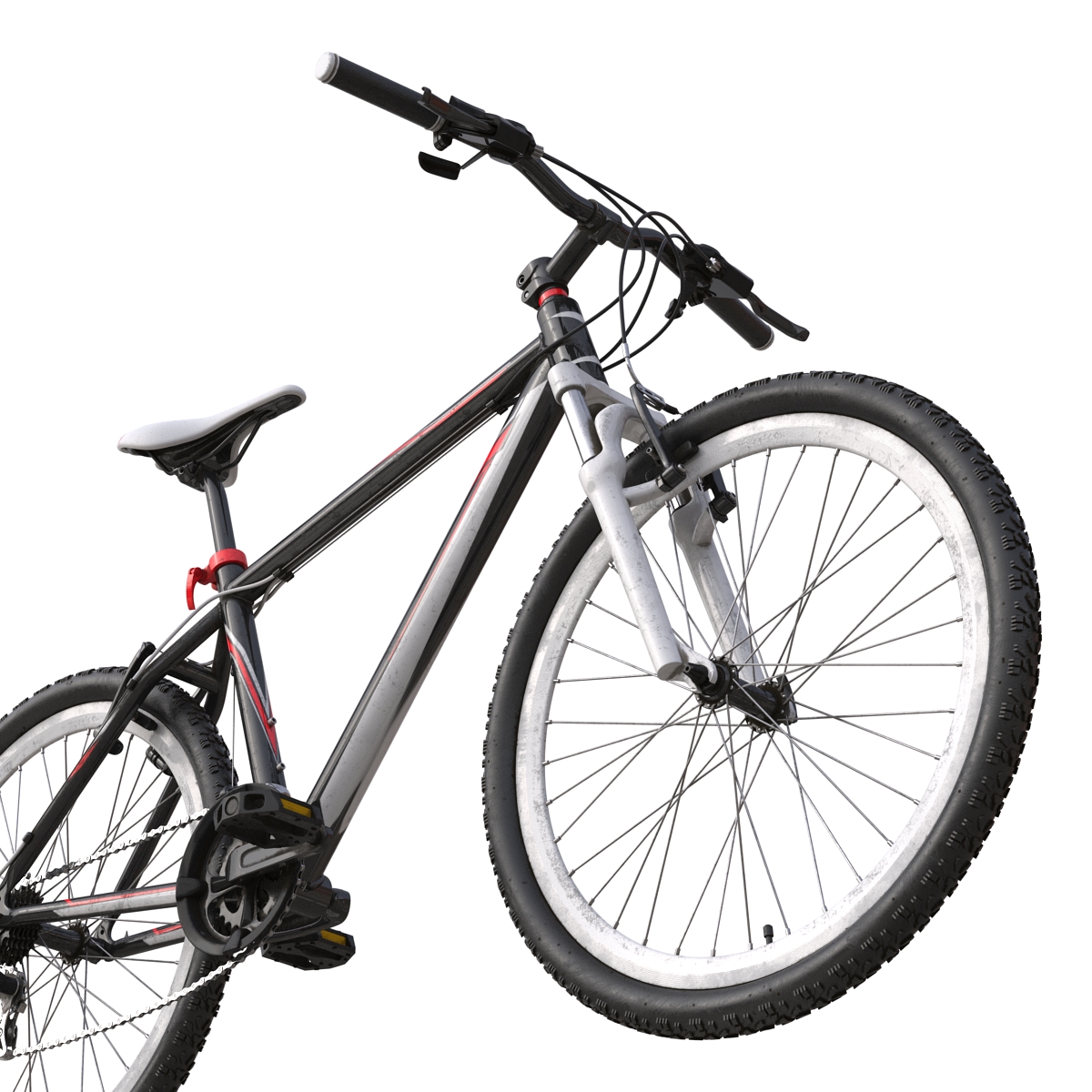 3D model Mountain Bike Generic Red