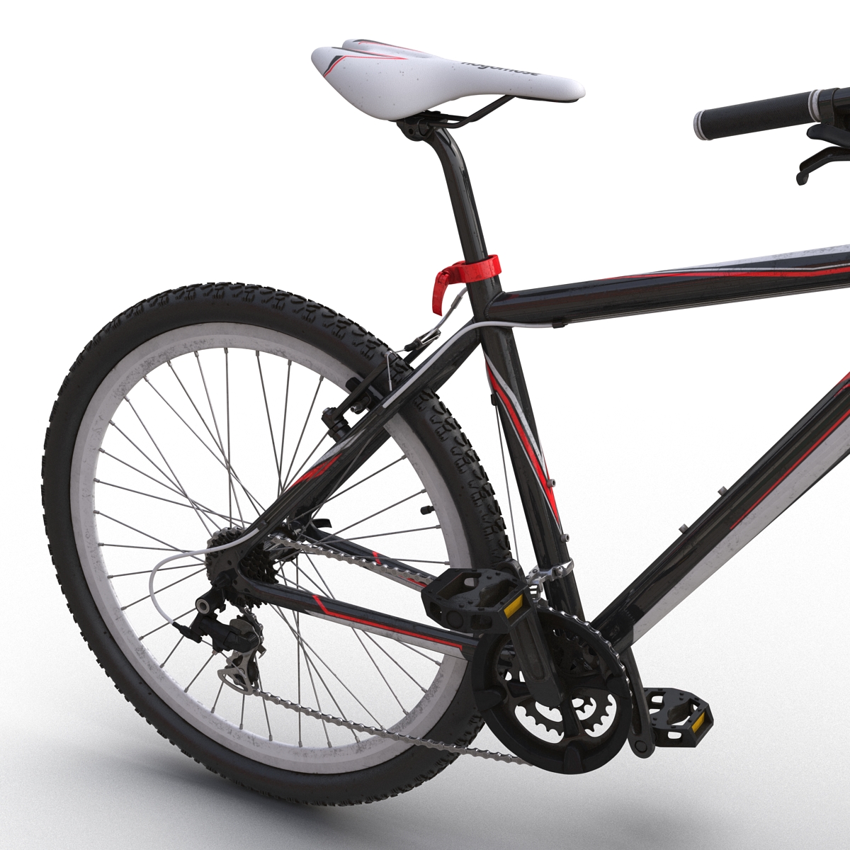 3D model Mountain Bike Generic Red