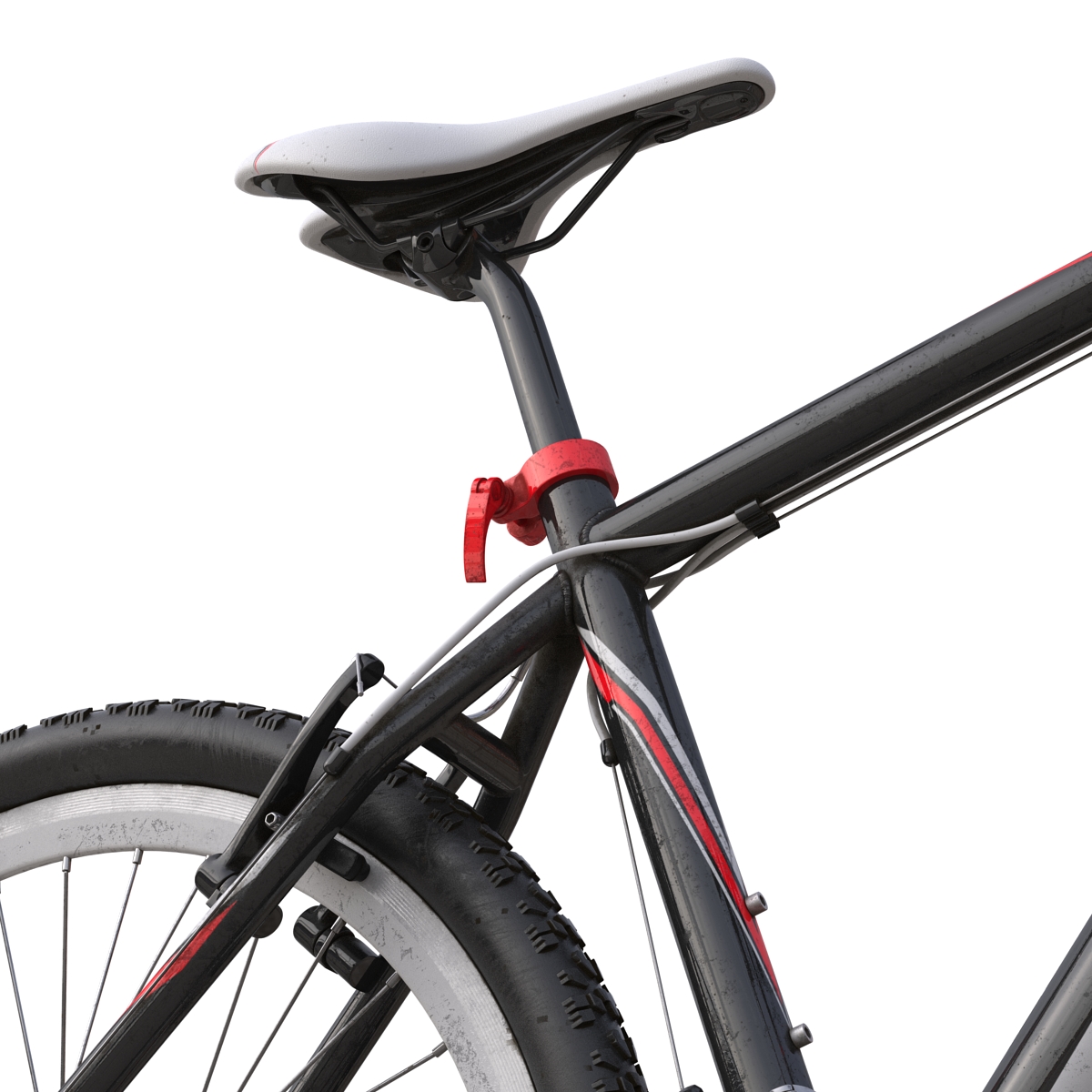 3D model Mountain Bike Generic Red