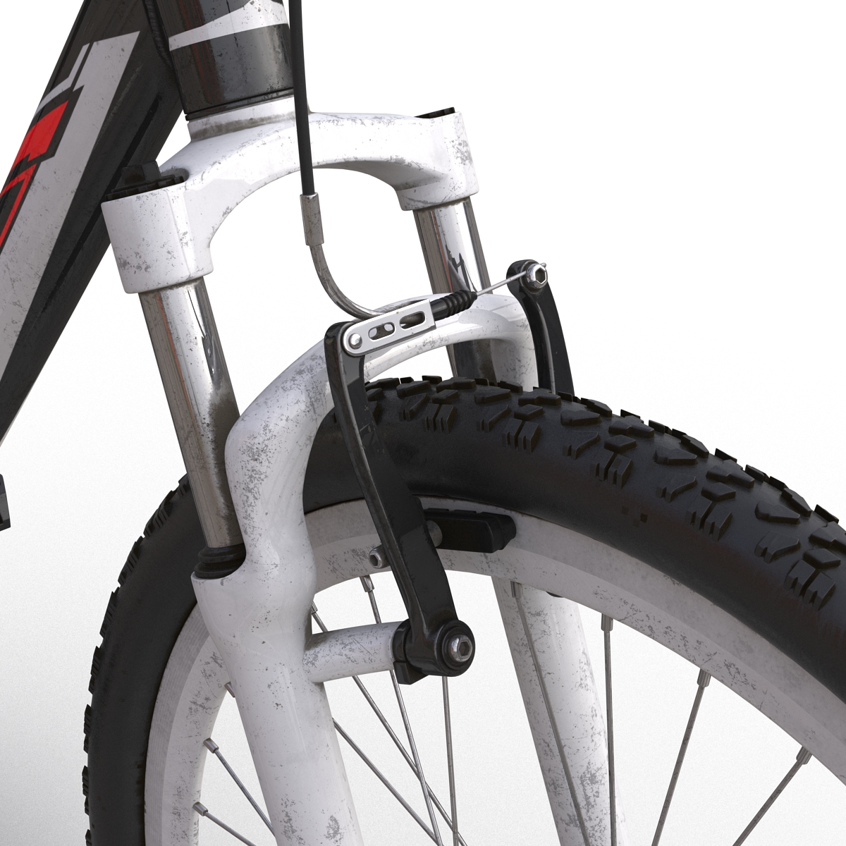 3D model Mountain Bike Generic Red