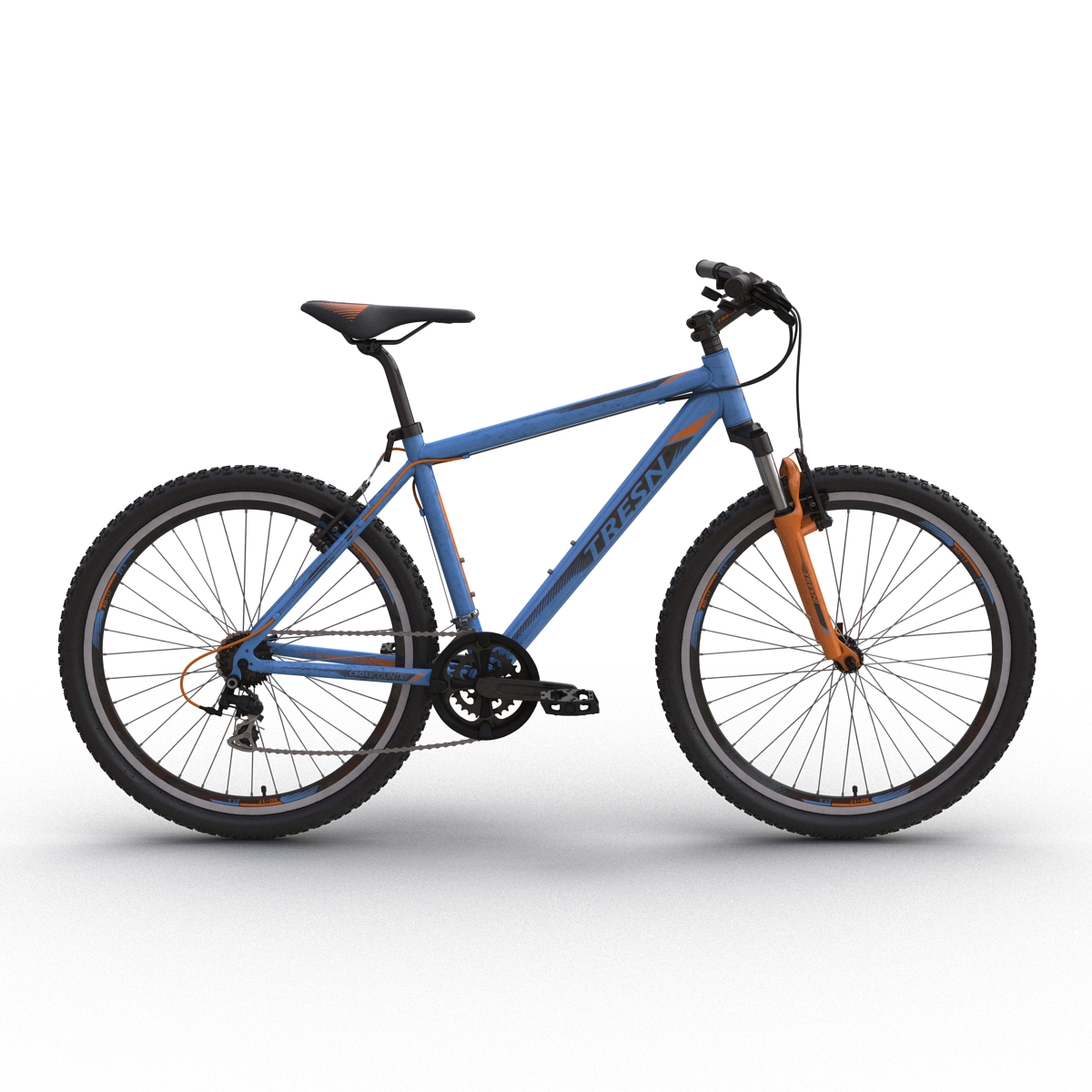 3D Mountain Bike Blue model