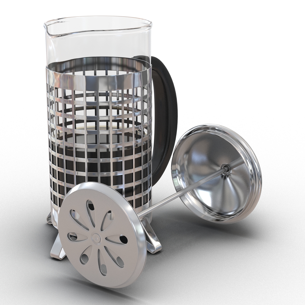 French Press 2 3D model