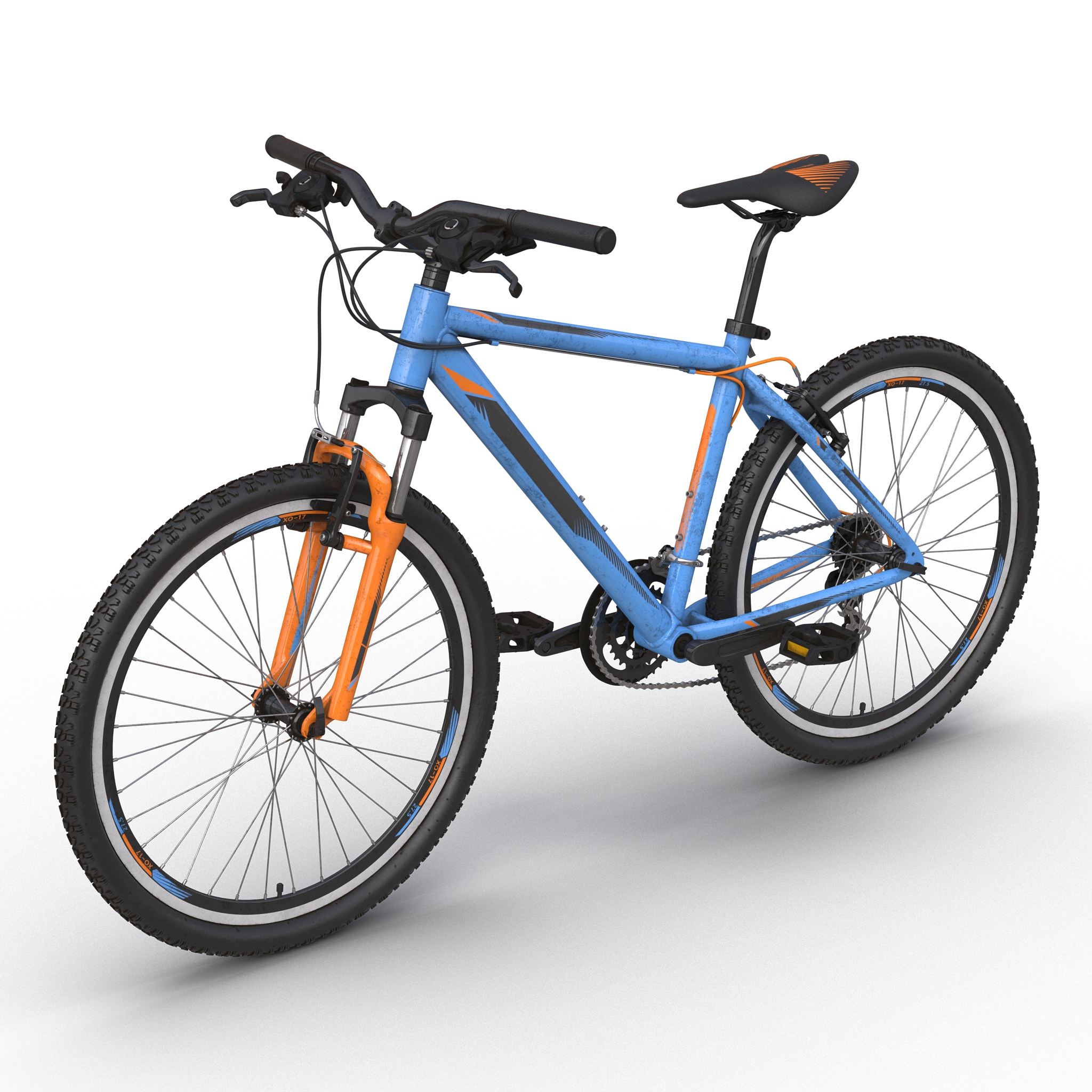 3D Mountain Bike Generic Blue