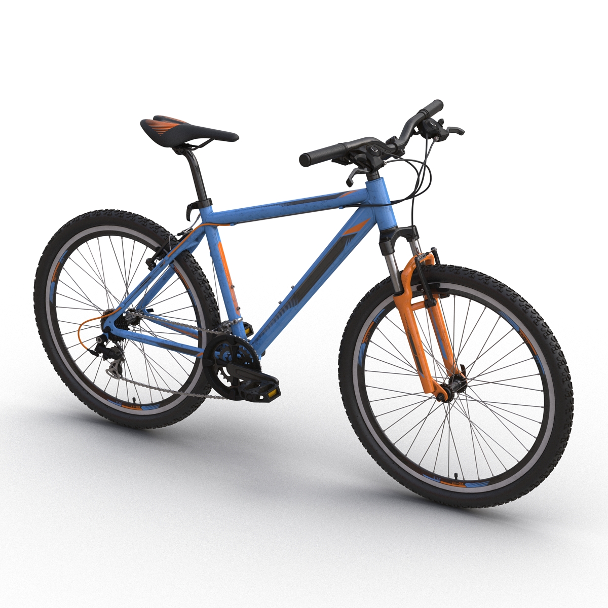 3D Mountain Bike Generic Blue