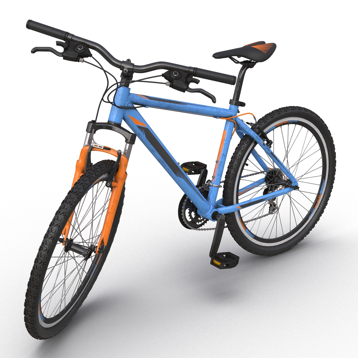 3D Mountain Bike Generic Blue