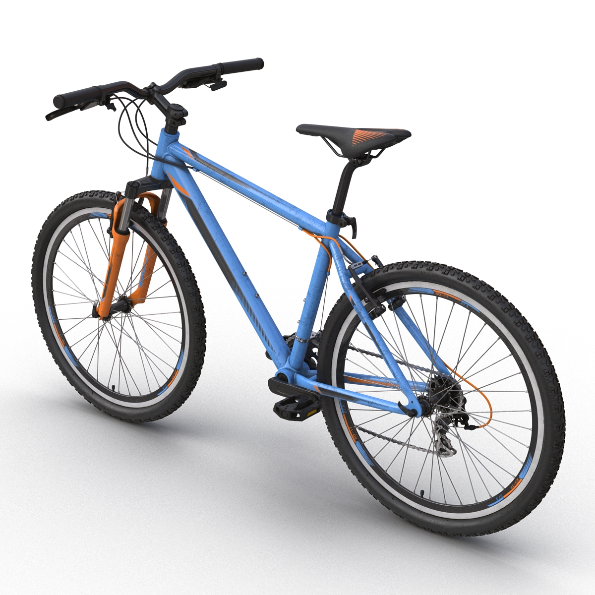 3D Mountain Bike Generic Blue