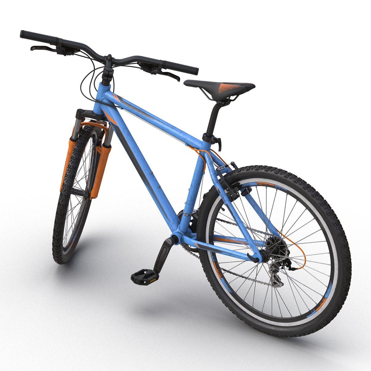 3D Mountain Bike Generic Blue