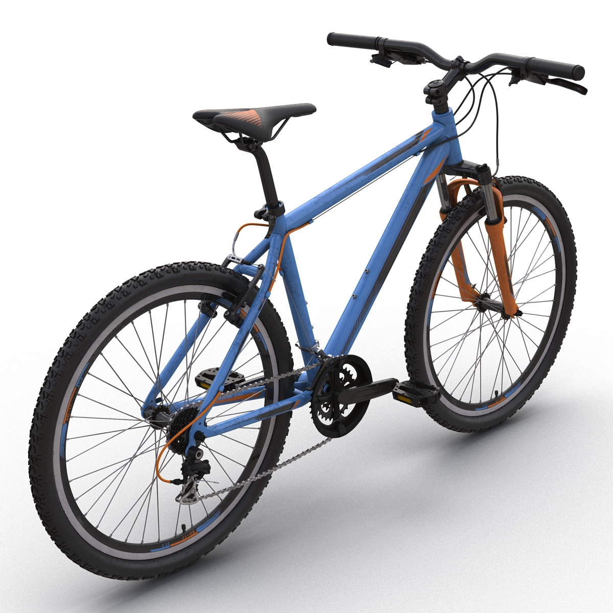 3D Mountain Bike Generic Blue