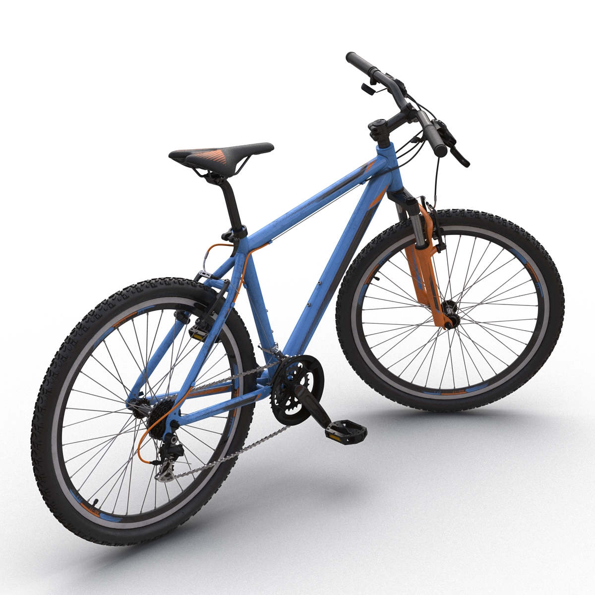 3D Mountain Bike Generic Blue