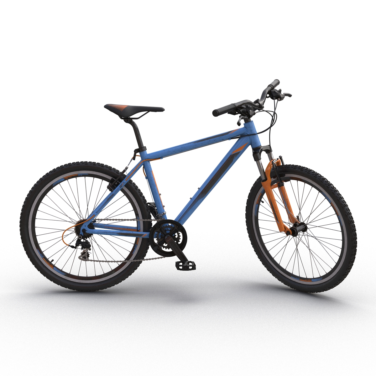 3D Mountain Bike Generic Blue