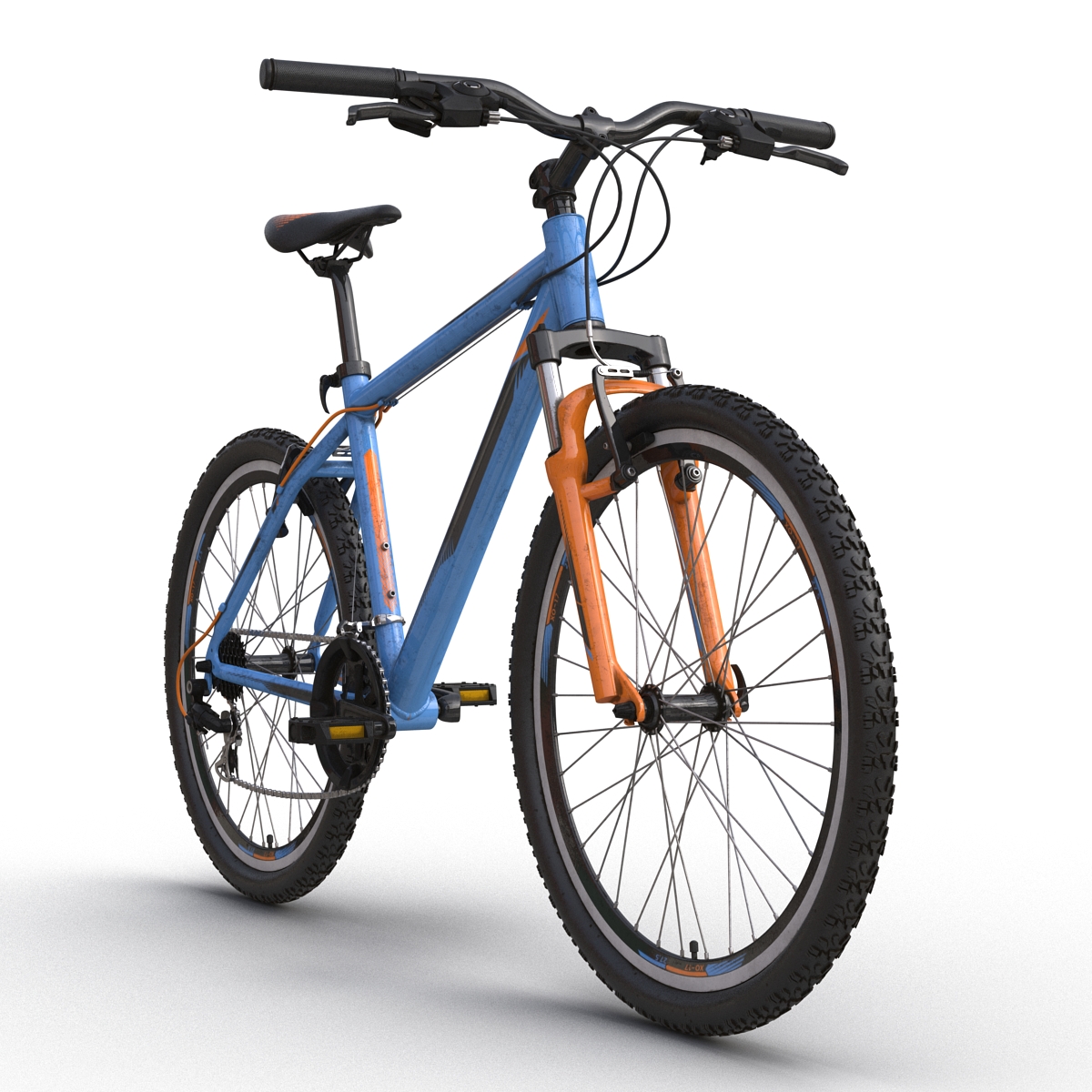 3D Mountain Bike Generic Blue