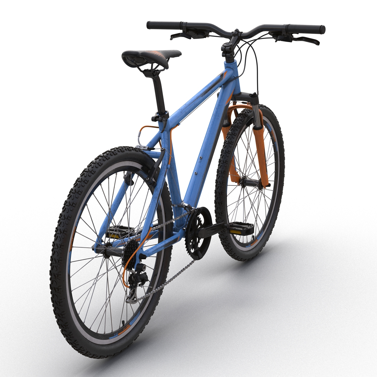 3D Mountain Bike Generic Blue