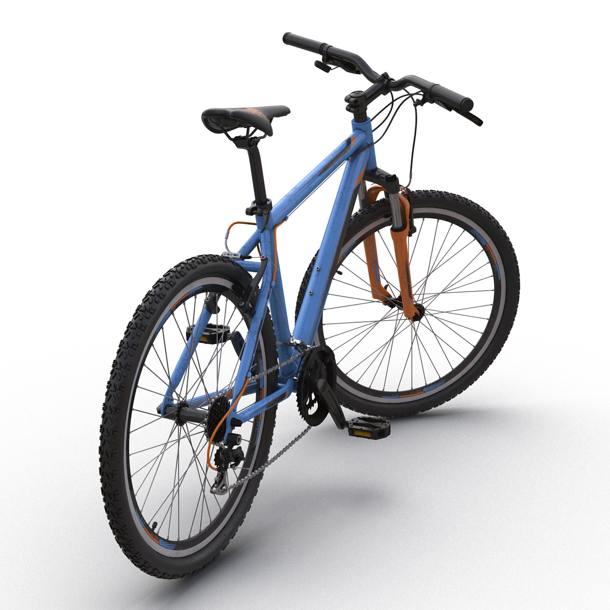 3D Mountain Bike Generic Blue