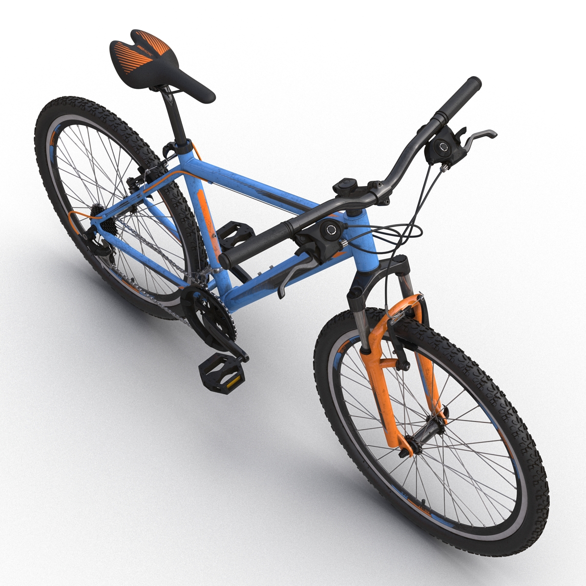 3D Mountain Bike Generic Blue