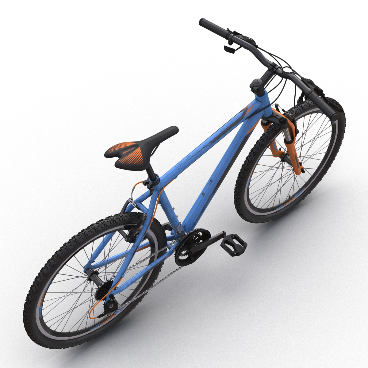 3D Mountain Bike Generic Blue