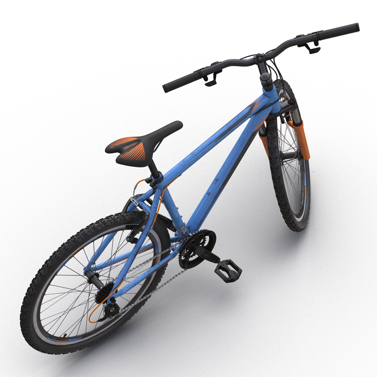 3D Mountain Bike Generic Blue