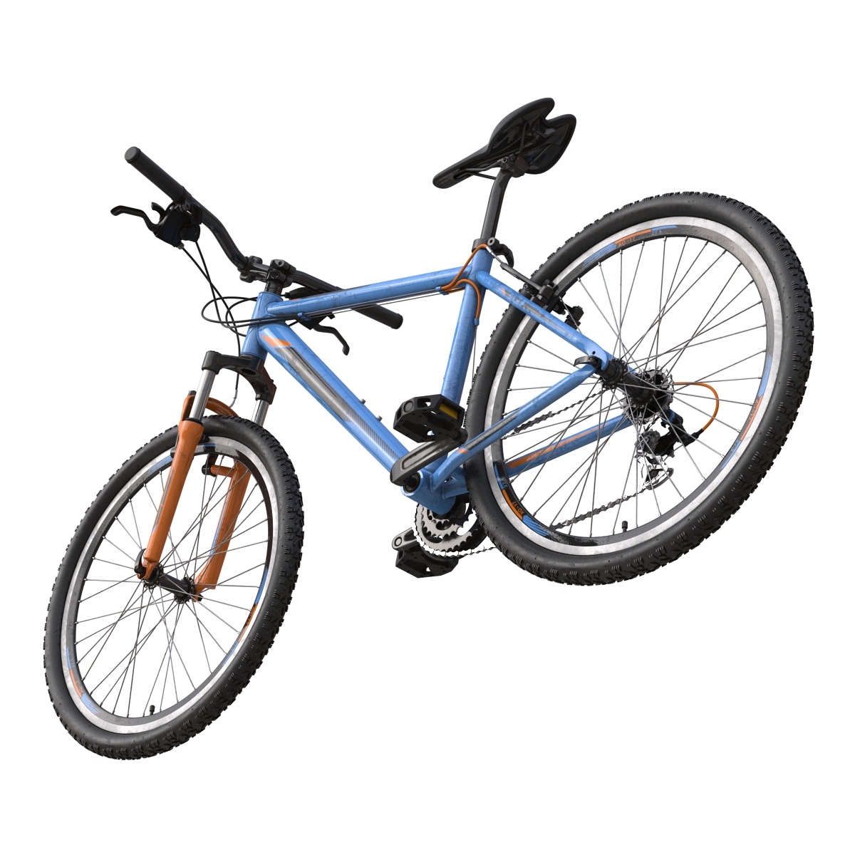 3D Mountain Bike Generic Blue