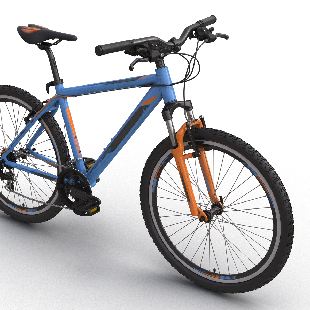 3D Mountain Bike Generic Blue