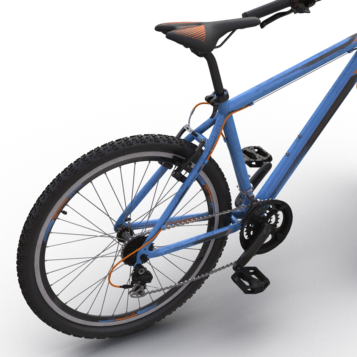 3D Mountain Bike Generic Blue