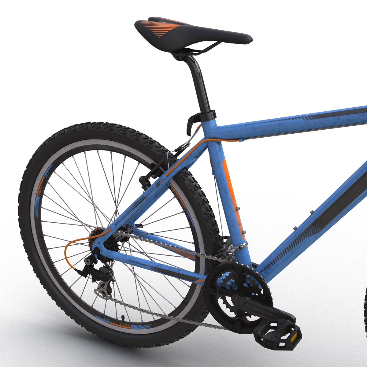 3D Mountain Bike Generic Blue