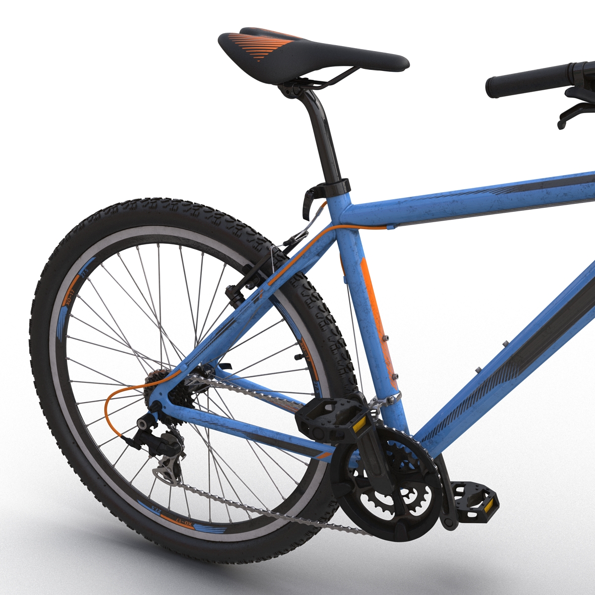 3D Mountain Bike Generic Blue