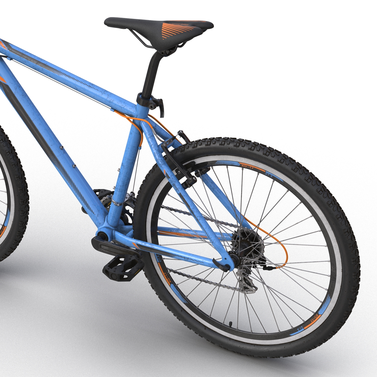 3D Mountain Bike Generic Blue