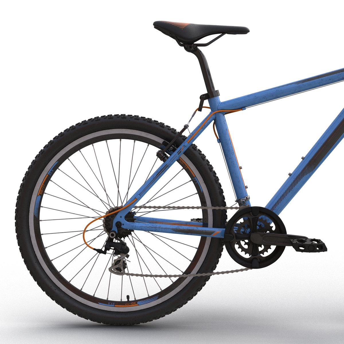 3D Mountain Bike Generic Blue