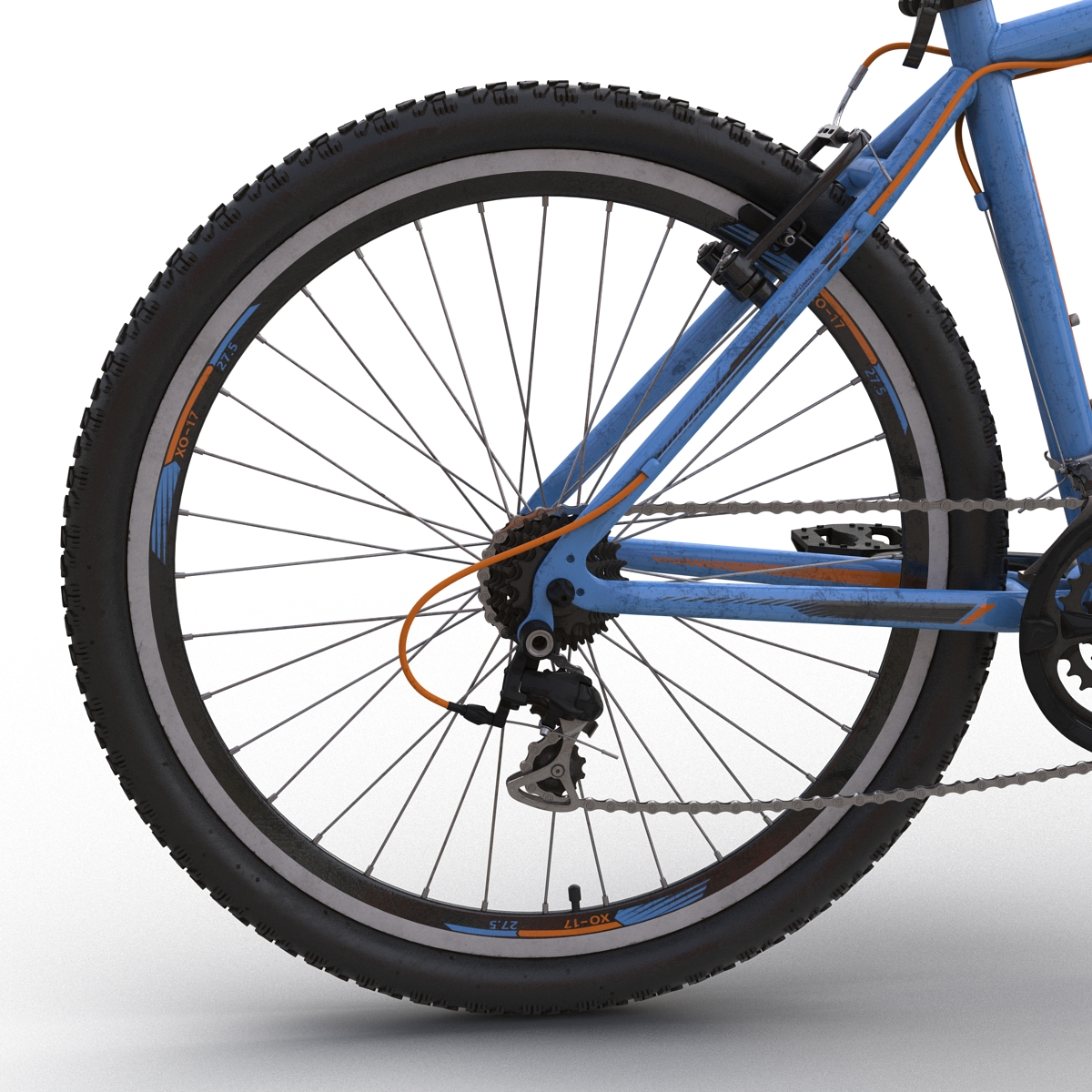 3D Mountain Bike Generic Blue