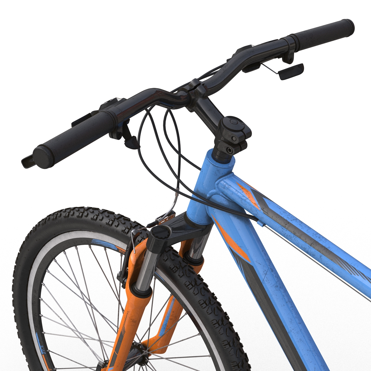 3D Mountain Bike Generic Blue