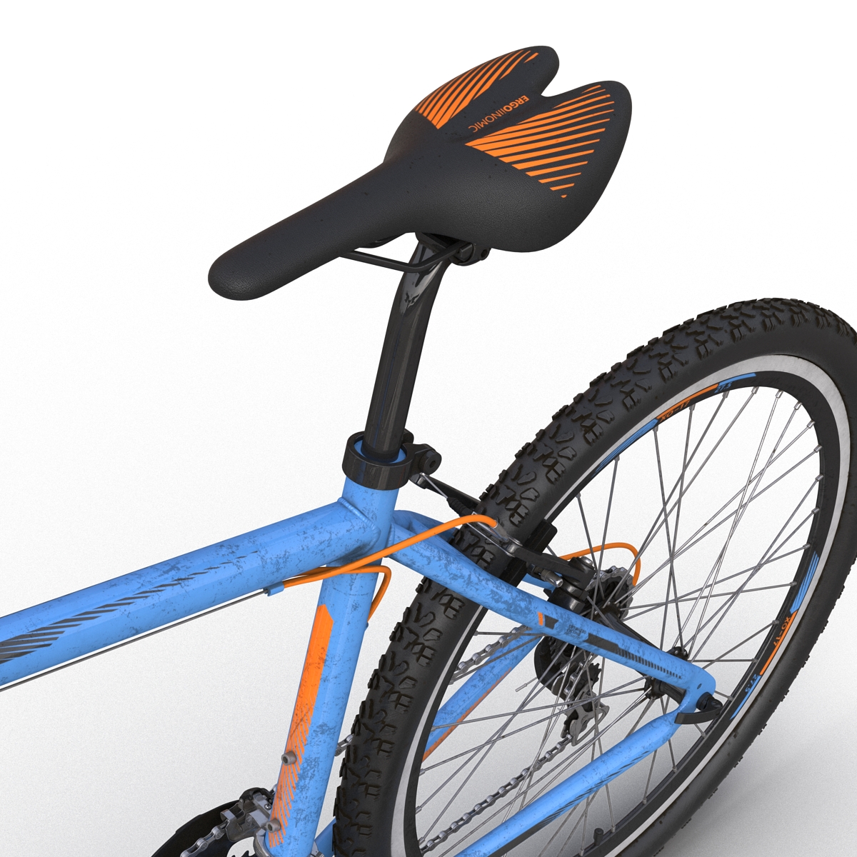 3D Mountain Bike Generic Blue