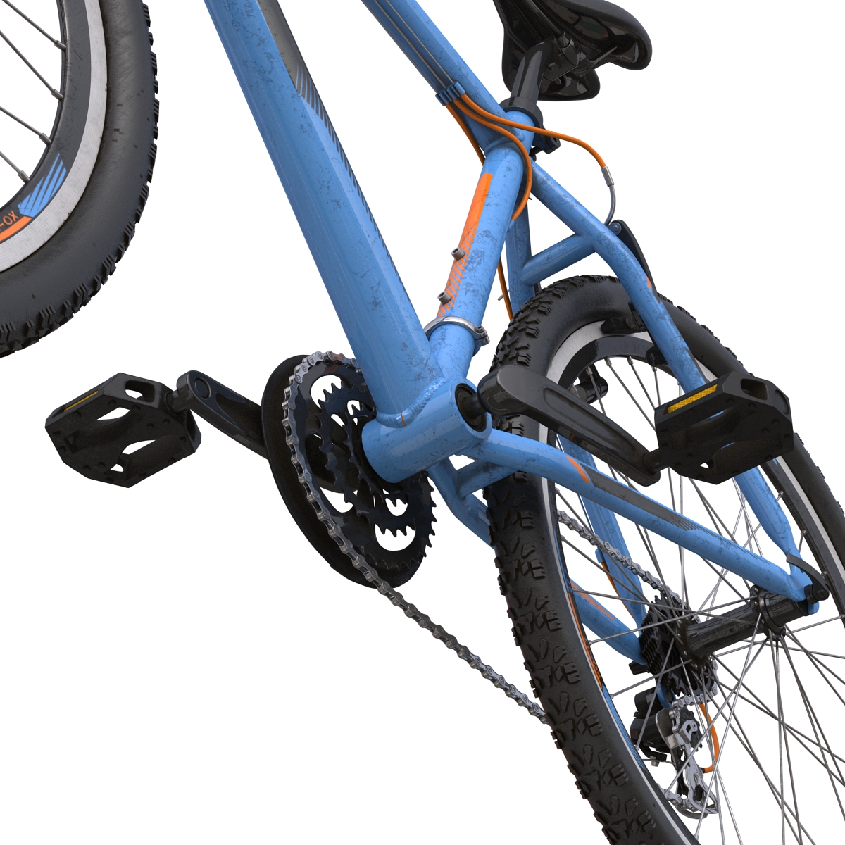 3D Mountain Bike Generic Blue