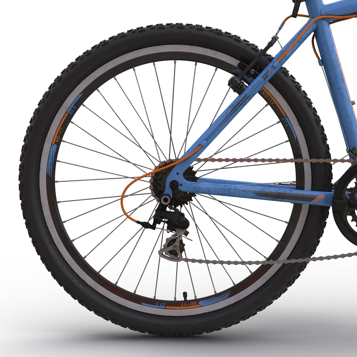 3D Mountain Bike Generic Blue