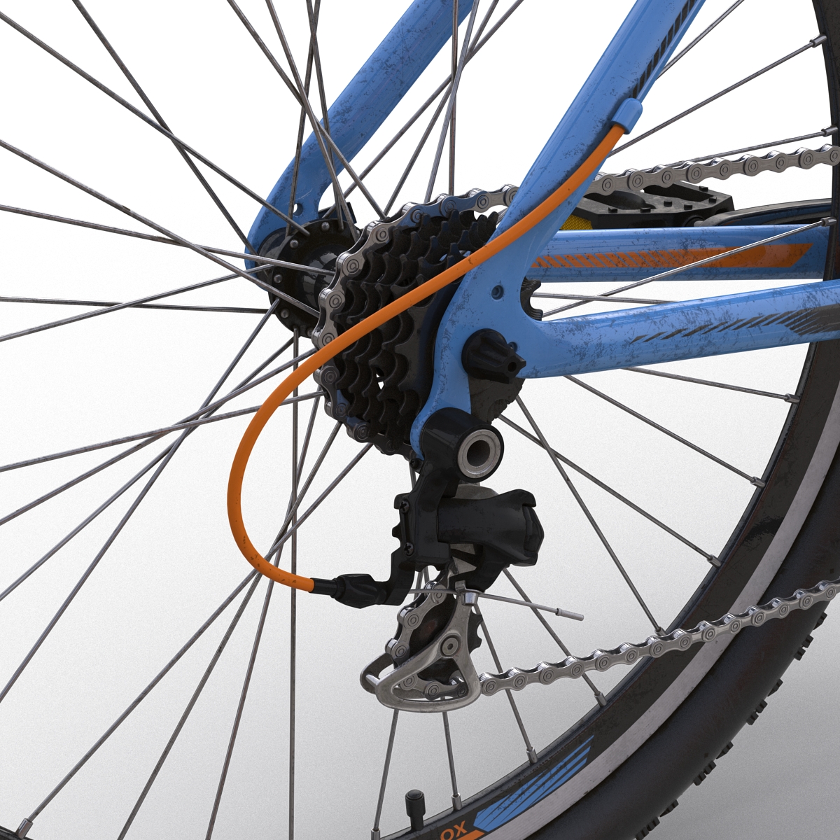 3D Mountain Bike Generic Blue