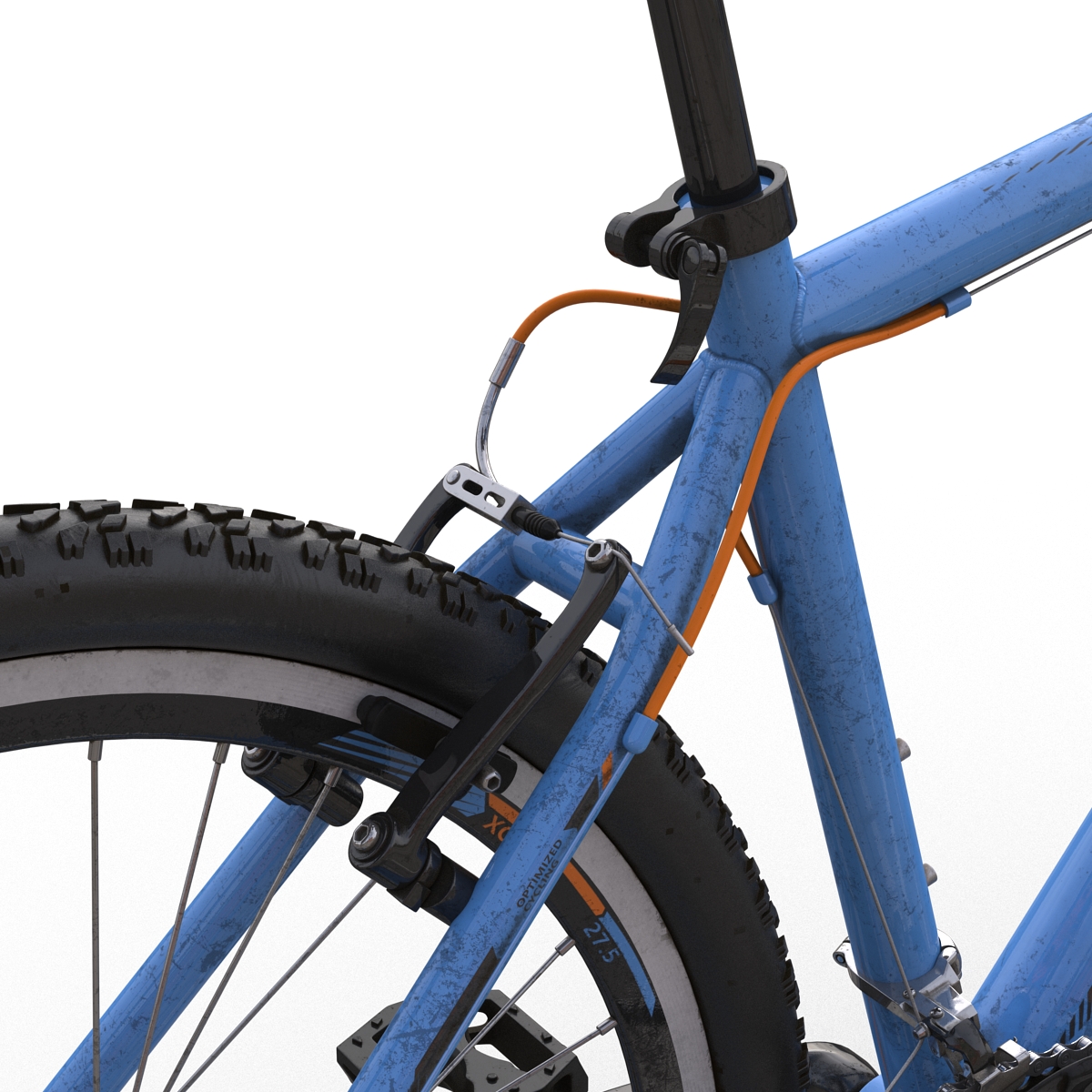 3D Mountain Bike Generic Blue