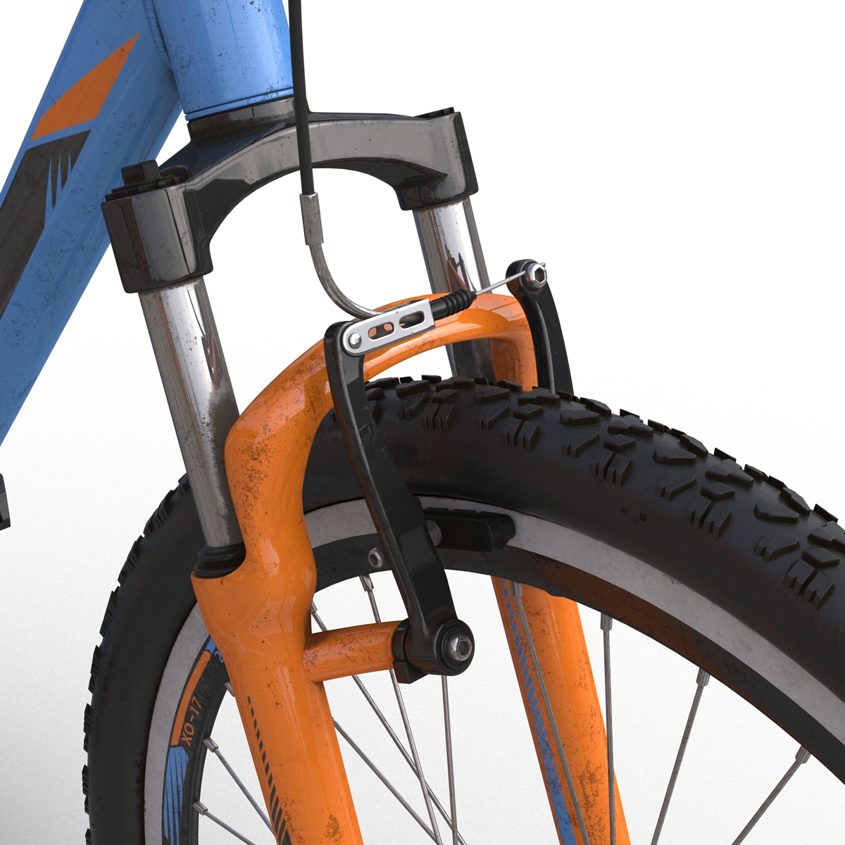 3D Mountain Bike Generic Blue