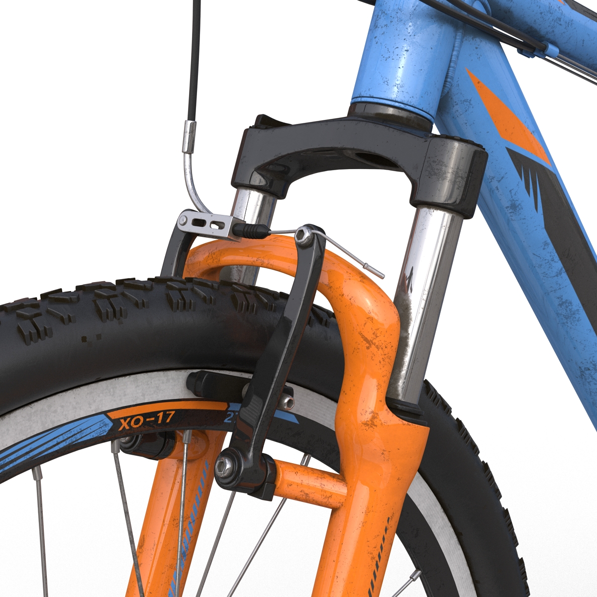 3D Mountain Bike Generic Blue