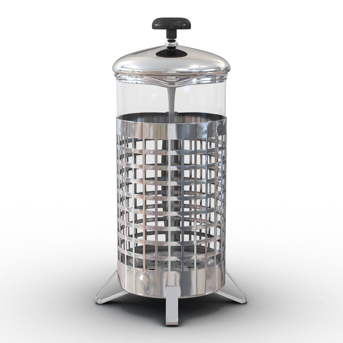 French Press 3 3D model