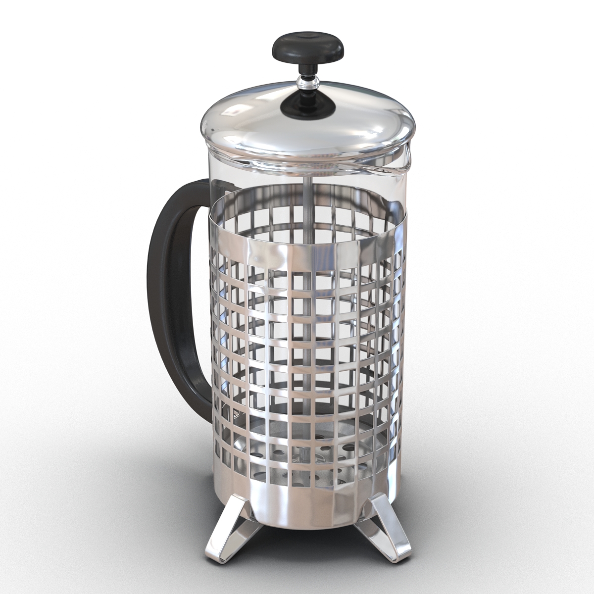 French Press 3 3D model